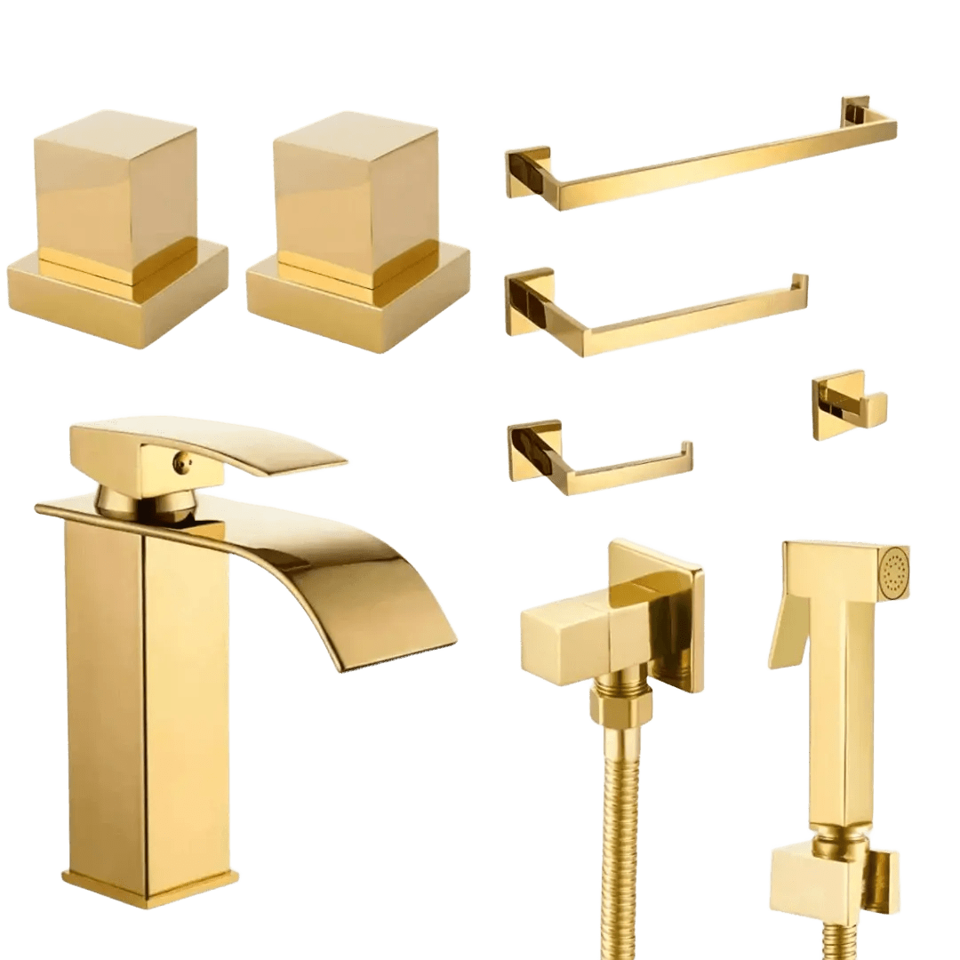 Komplettes Badezimmer-Renovierungsset 5-teilig – Verwandeln Sie Ihr Badezimmer praktisch – Mein Shop