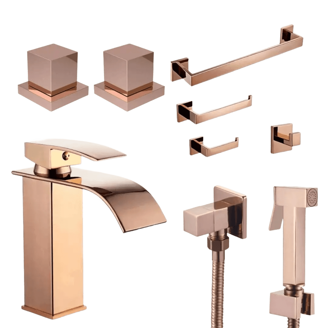 Komplettes Badezimmer-Renovierungsset 5-teilig – Verwandeln Sie Ihr Badezimmer praktisch – Mein Shop