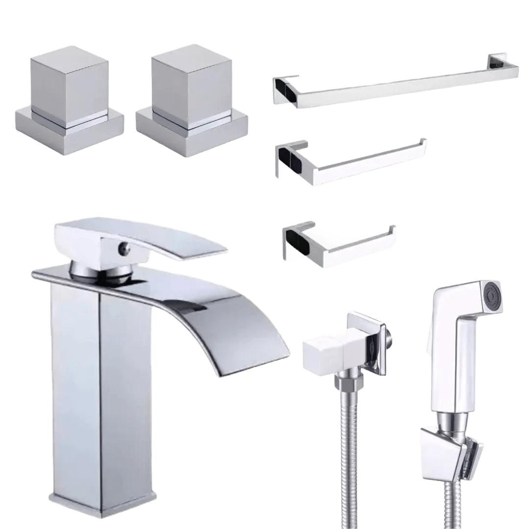 Komplettes Badezimmer-Renovierungsset 5-teilig – Verwandeln Sie Ihr Badezimmer praktisch – Mein Shop