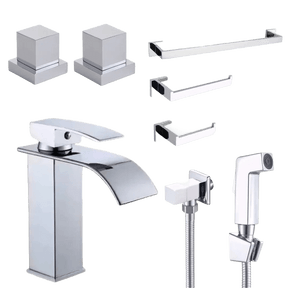 Kit para Banheiro Reforma Completa 5 Peças - Transforme Seu Banheiro com Praticidade - Minha loja