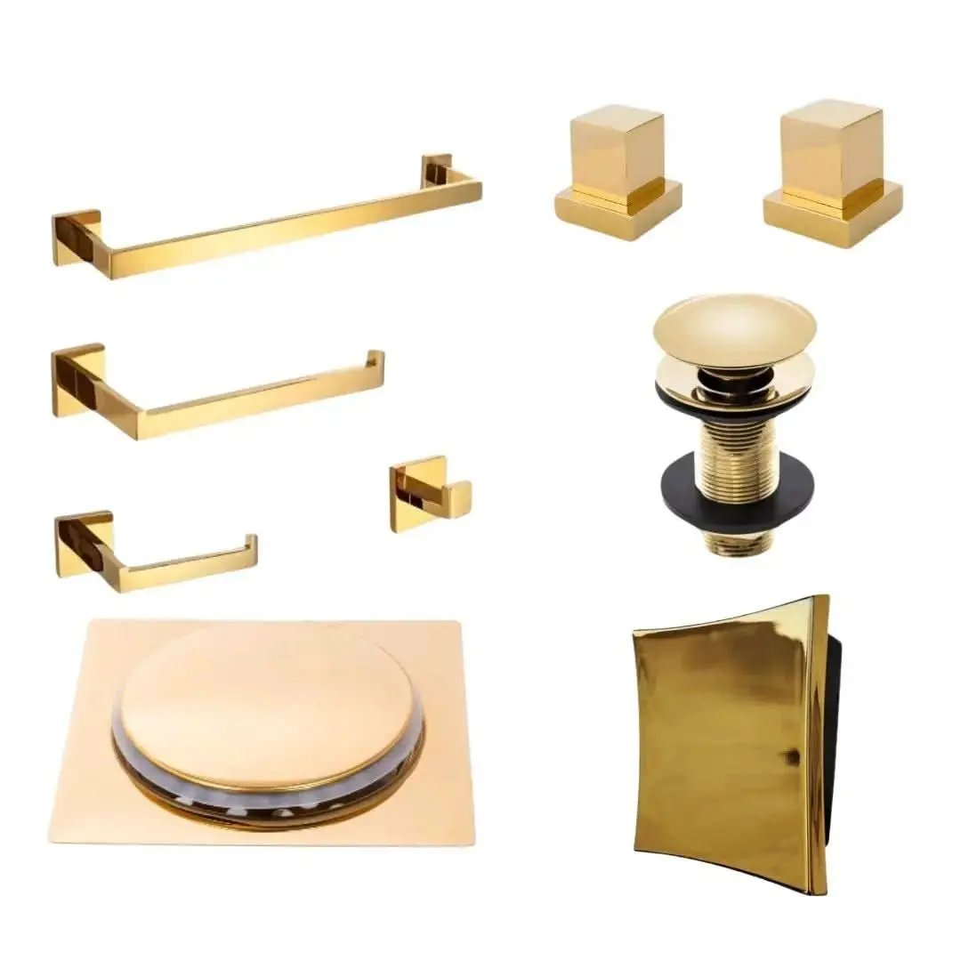 Komplettset „Bella Essenza“ – 9-teiliges Badezimmer-Finish-Set – Mein Shop