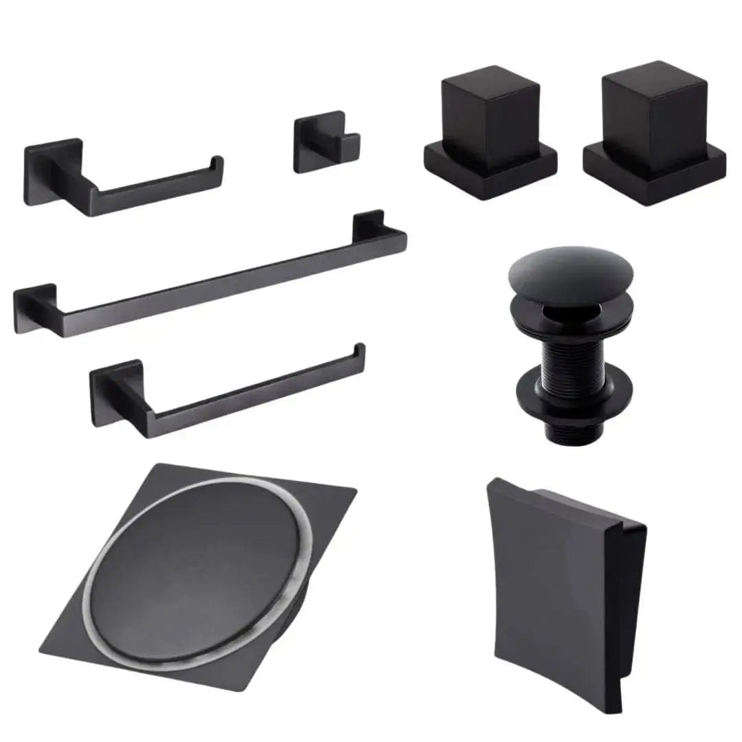 Komplettset „Bella Essenza“ – 9-teiliges Badezimmer-Finish-Set – Mein Shop