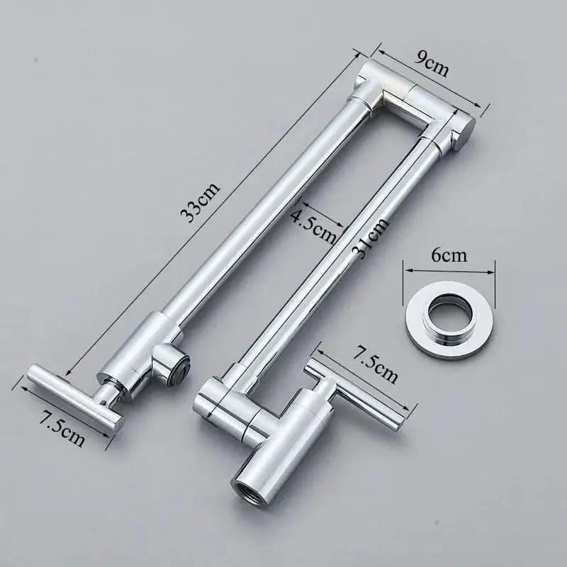 Gourmet-Küchenarmatur zur Wandmontage, 360° flexibler langer Auslauf – Praktikabilität und Stil – Mein Shop