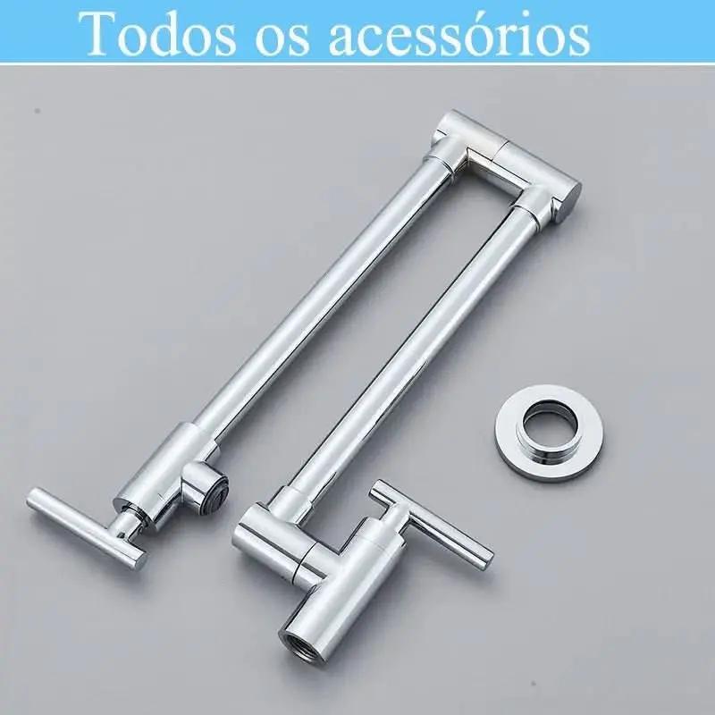 Gourmet-Küchenarmatur zur Wandmontage, 360° flexibler langer Auslauf – Praktikabilität und Stil – Mein Shop