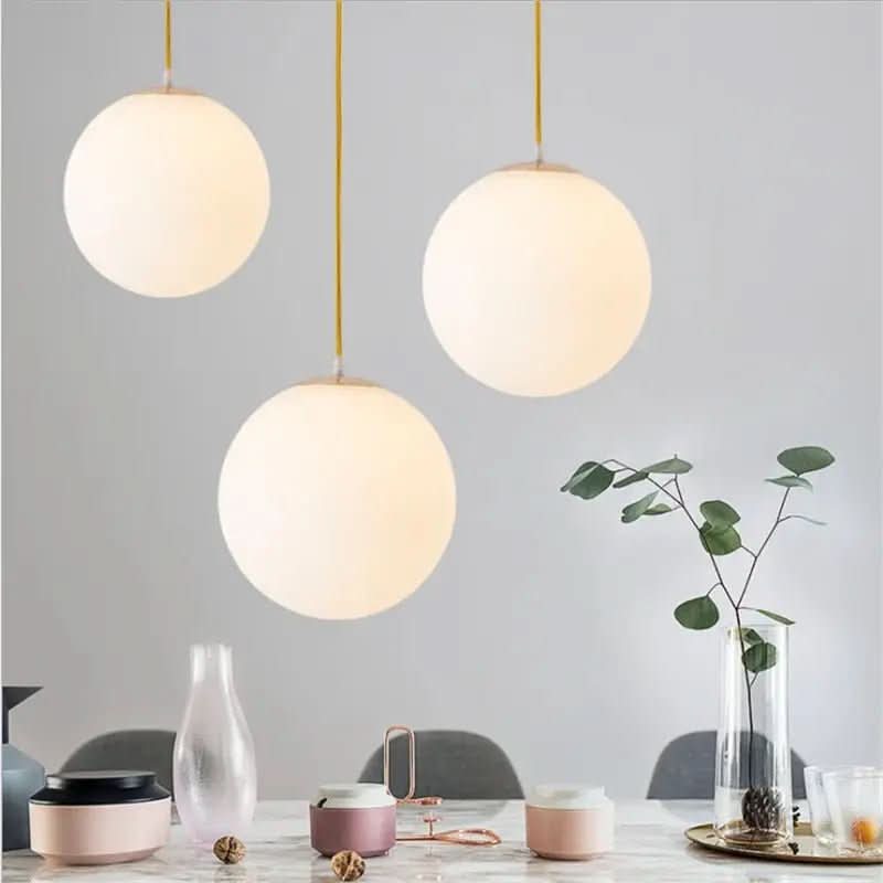 Luminária de Teto Globo Minimalista LED - Ilumine Seu Ambiente com Estilo Moderno - Minha loja