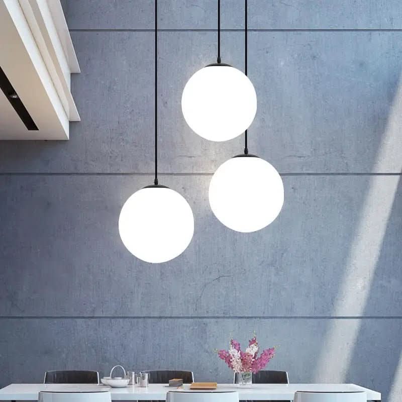Luminária de Teto Globo Minimalista LED - Ilumine Seu Ambiente com Estilo Moderno - Minha loja