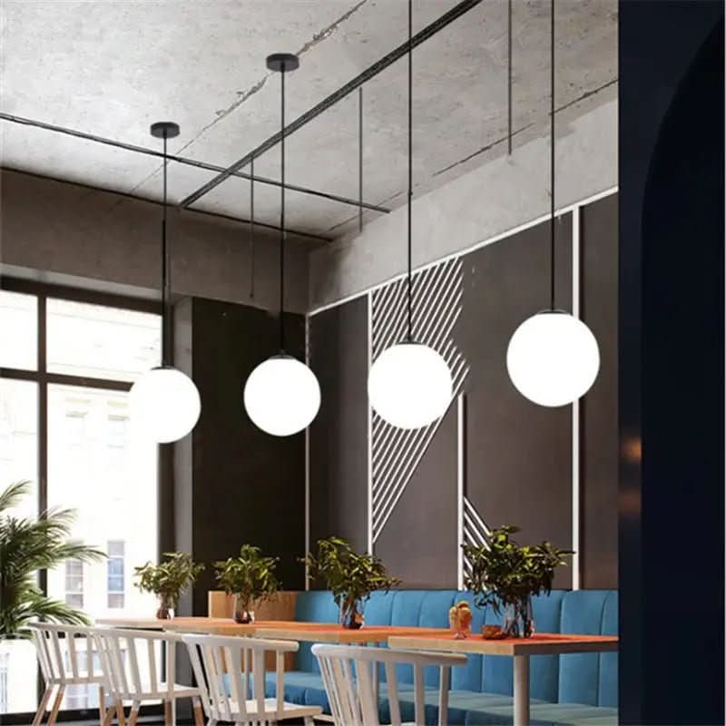 Luminária de Teto Globo Minimalista LED - Ilumine Seu Ambiente com Estilo Moderno - Minha loja