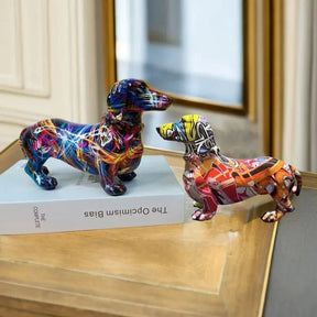 Estatueta Bulldog Abstrato - Minha loja