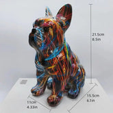 Estatueta Bulldog Abstrato - Minha loja
