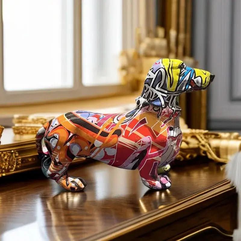 Estatueta Bulldog Abstrato - Minha loja
