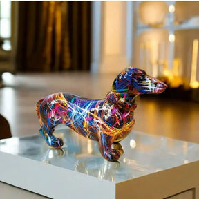 Estatueta Bulldog Abstrato - Minha loja