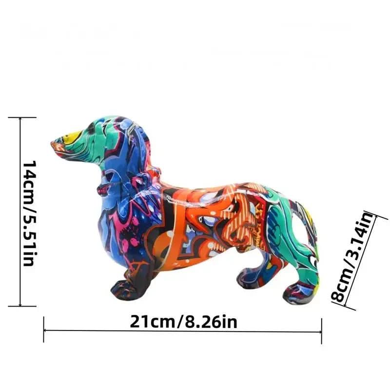 Estatueta Bulldog Abstrato - Minha loja