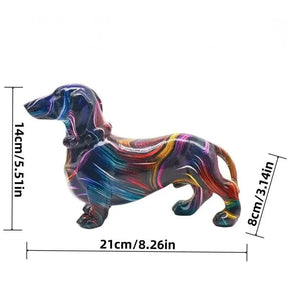 Estatueta Bulldog Abstrato - Minha loja