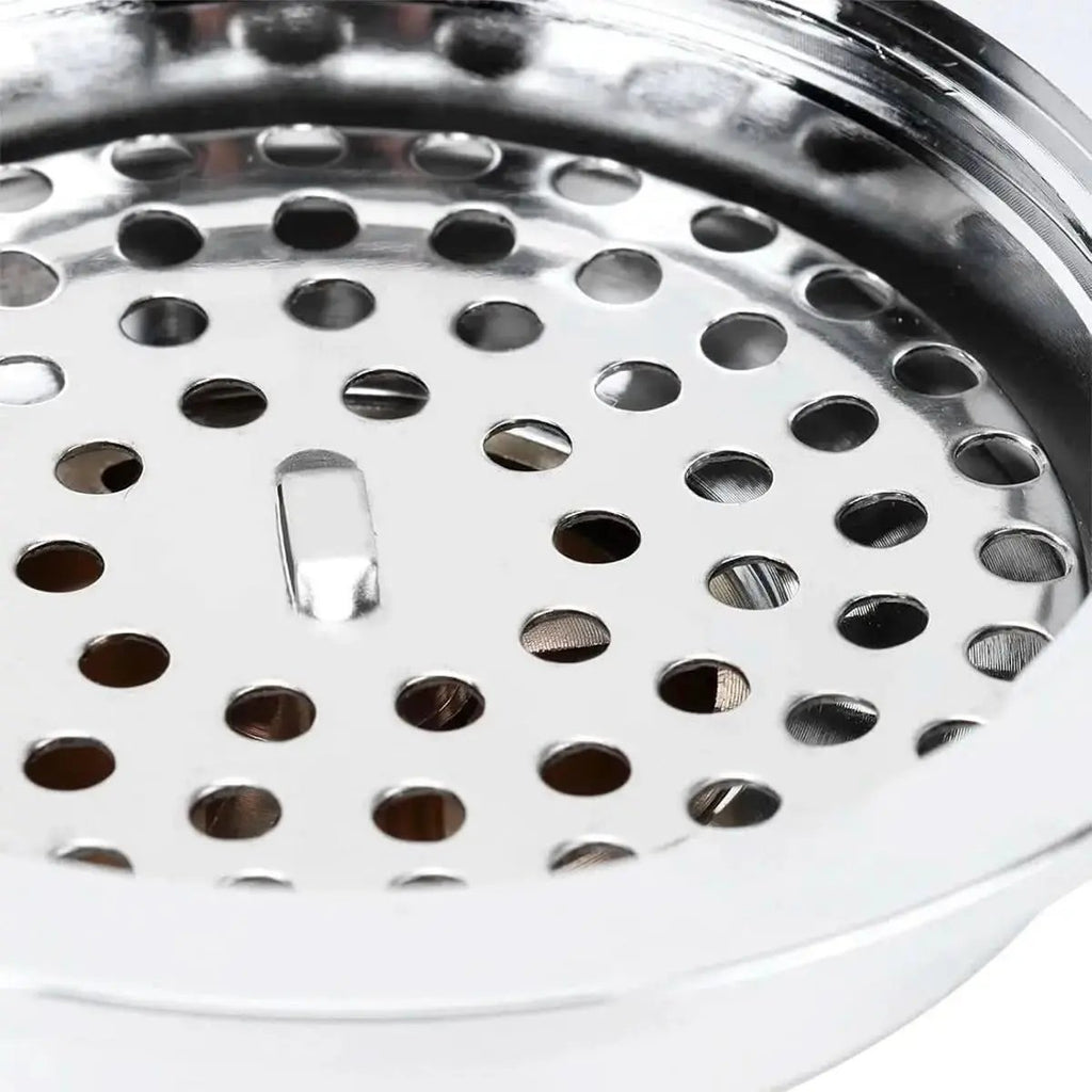 Smarter runder Badezimmerablauf aus verchromtem Edelstahl, 10 x 10 cm – modernes und funktionales Design – mein Shop