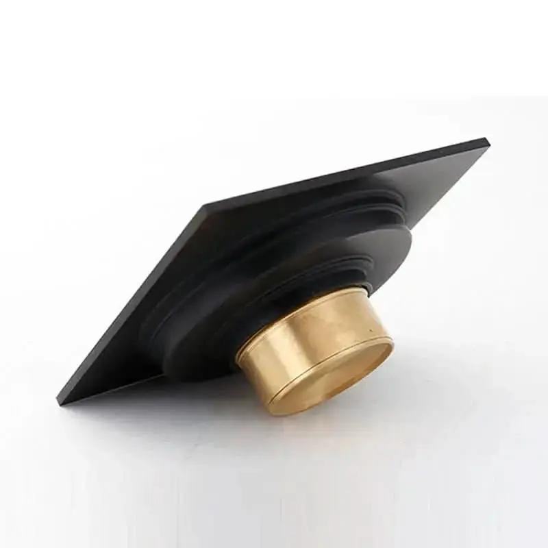 Matte Black Click Drain 10x10cm - Mein Shop