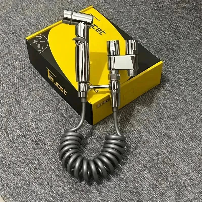 Ducha Higiênica para Banheiro Completo com Spray de Alta Pressão Regulável - Instalação Fácil - Minha loja