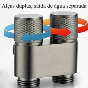 Ducha Higiênica para Banheiro Completo com Spray de Alta Pressão Regulável - Instalação Fácil - Minha loja