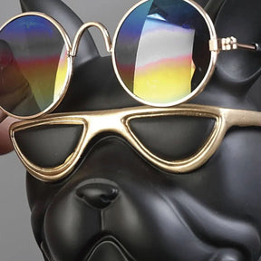Estatueta Decorativa Bulldog Francês Mordomo com Bandeja - Minha loja
