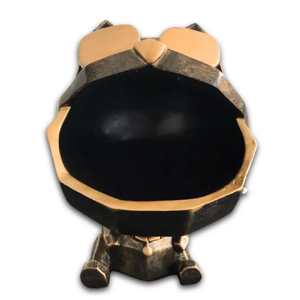Estatueta Decorativa Bulldog Francês Porta Itens - Charme e Funcionalidade para Seu Ambiente - Minha loja
