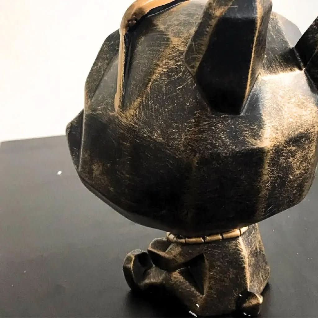 Estatueta Decorativa Bulldog Francês Porta Itens - Charme e Funcionalidade para Seu Ambiente - Minha loja