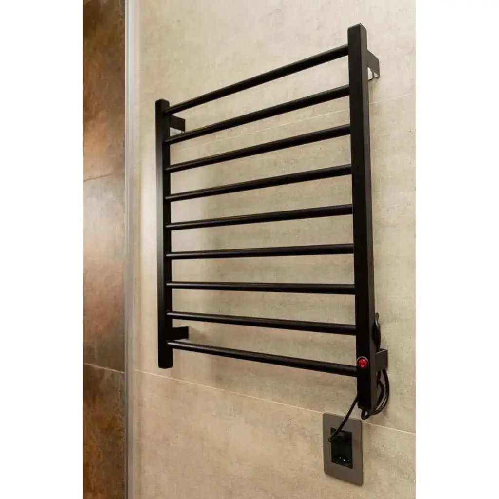 Thermo-Handtuchhalter aus Aluminium, Handtuchhalter aus Elektroholz zum Erhitzen und Trocknen von Handtüchern – Mein Shop