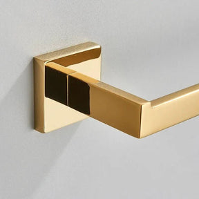 Porta Toalha Rosto Para Banheiro 26cm Quadrado Inox - Minha loja
