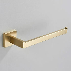 Porta Toalha Rosto Para Banheiro 26cm Quadrado Inox - Minha loja
