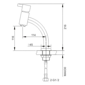 Torneira Misturador Para Banheiro Monocomando FluxoNature – Design e Conforto na Temperatura Ideal - Minha loja