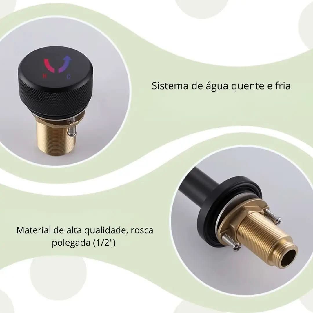 Torneira para Banheiro Misturador Monocomando - Praticidade e Estilo para Seu Banheiro - Minha loja