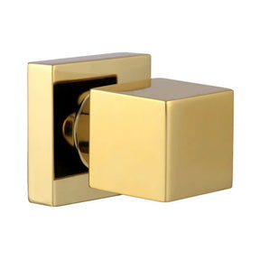 Acabamento de Registro Quadrado Dourado Brilhante - Minha loja