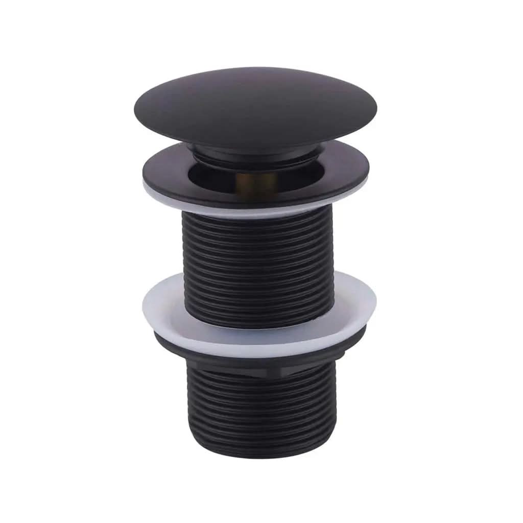 Válvula Click Inox Preto Black – Sofisticação para Cuba de Banheiro - Minha loja