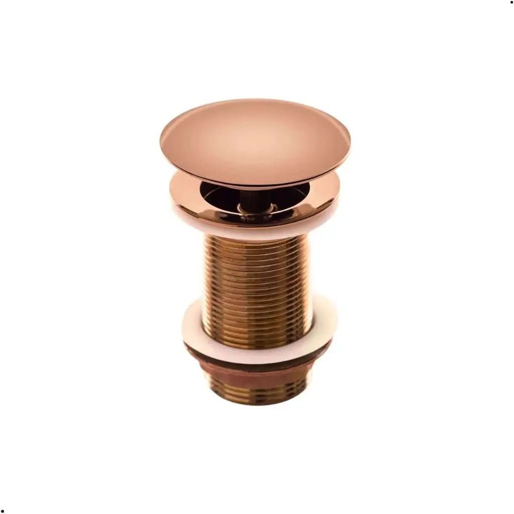 Válvula Click Inox Rose Gold Para Cuba de Banheiro 4cm - Minha loja