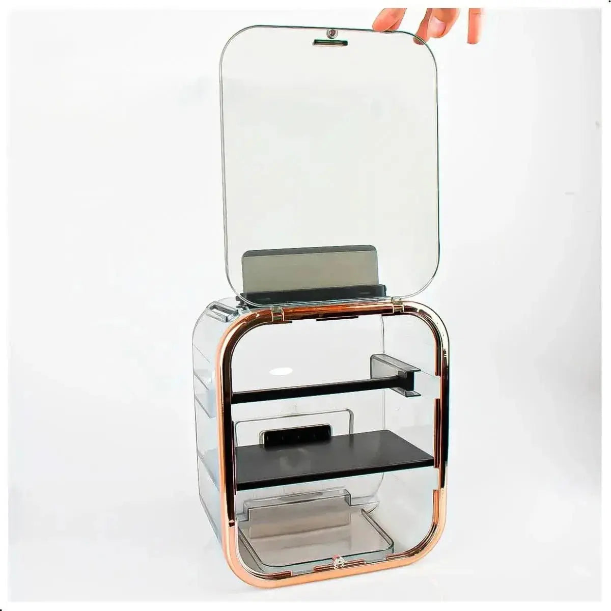 Badezimmer-Toilettenpapierhalter mit Spender und integriertem Organizer – Mein Shop