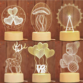 Kreative 3D-LED-Tischlampe