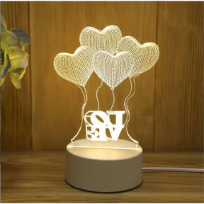 Kreative 3D-LED-Tischlampe