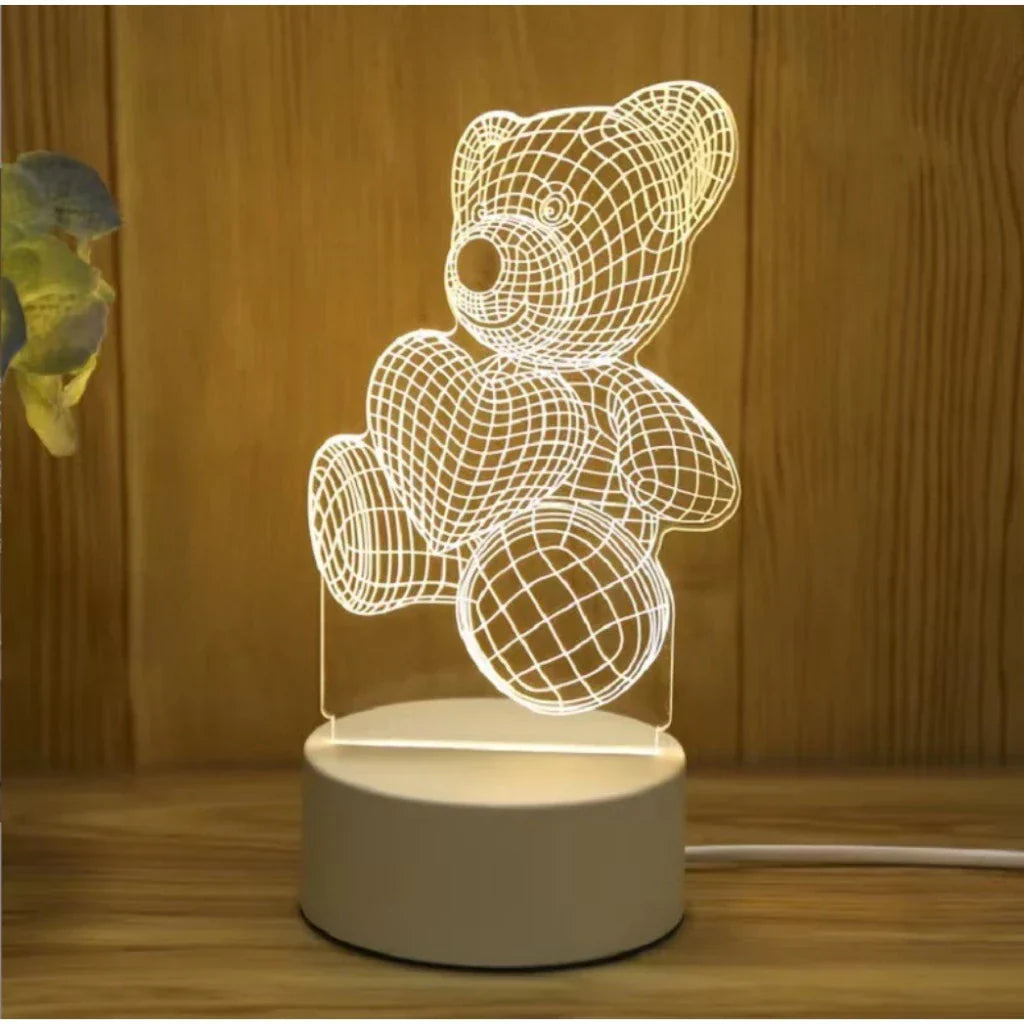 Kreative 3D-LED-Tischlampe