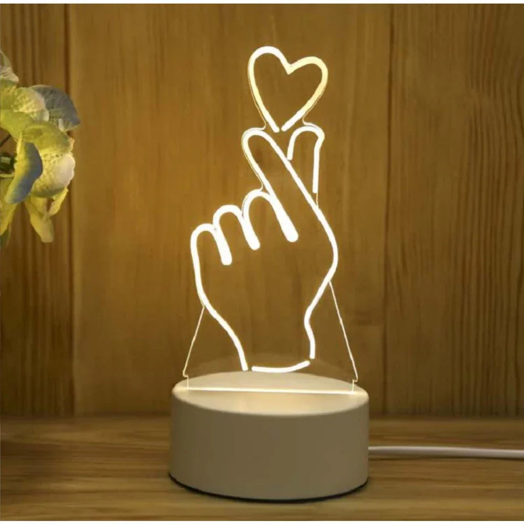 Kreative 3D-LED-Tischlampe